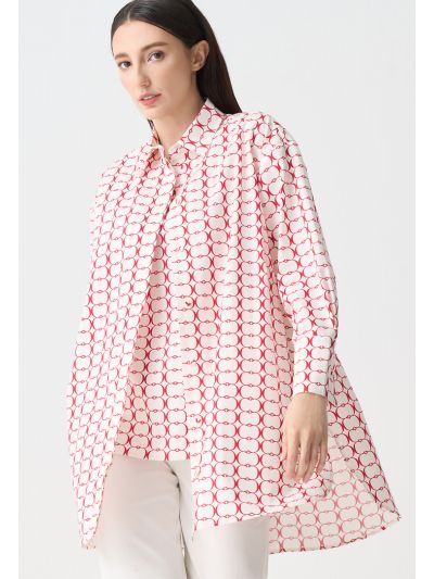 Monogram Pattern Long Shirt