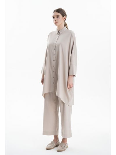 Solid Wide Leg Trousers -Sale