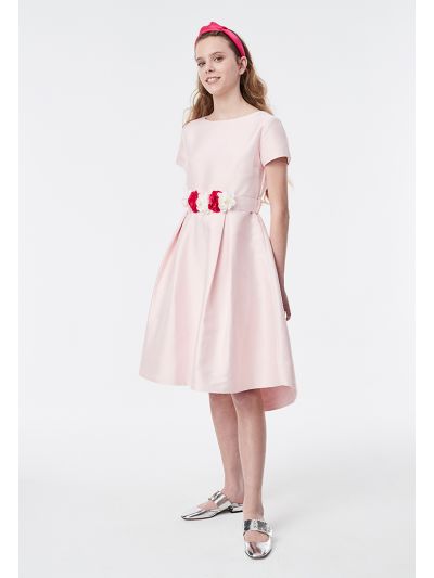 High Low Hem Pink Dress