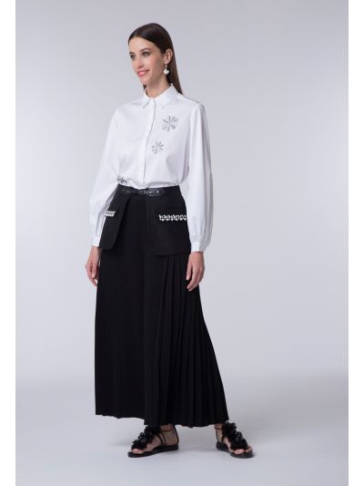 Side Pleated Culottes