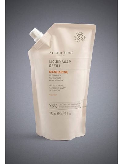 ATELIER REBUL MANDARINE LIQUID SOAP 500 ML REFILL