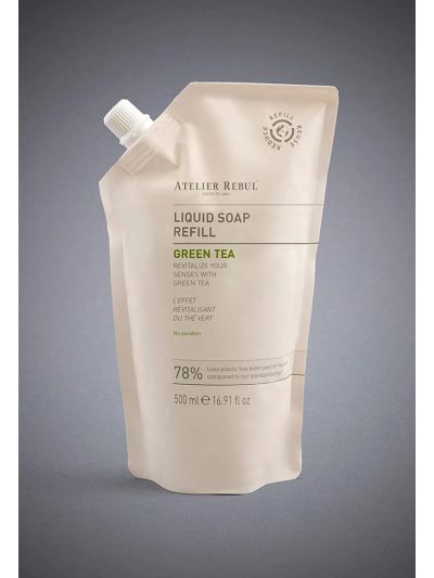 ATELIER REBUL GREEN TEA LIQUID SOAP 500 ML REFILL