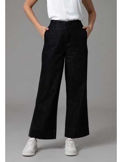 Straight Leg Denim Pants