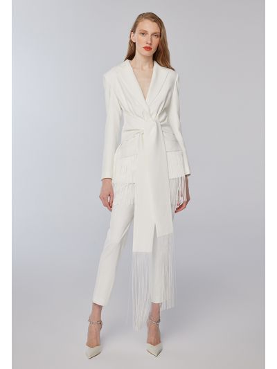 Solid Straight Leg Trouser -Sale