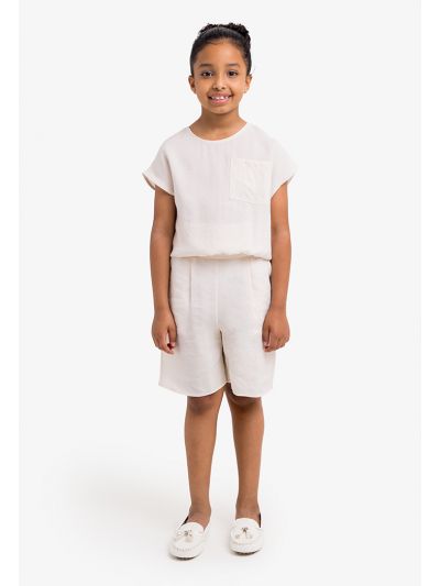 Basic Elastic Waist Shorts