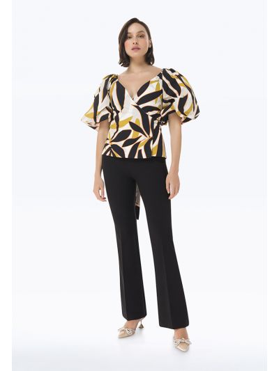 Long Formal Solid Trouser -Sale