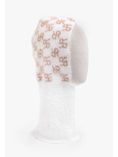 Two Toned Monogram Balaclava