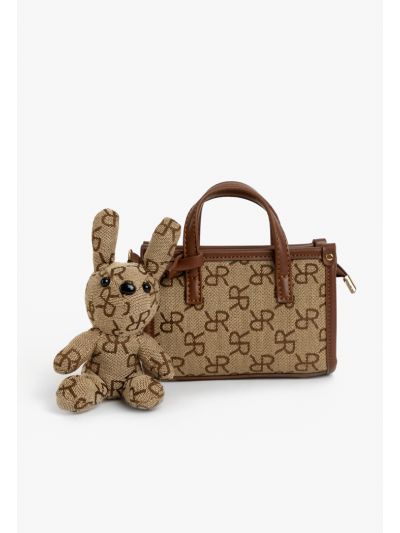 Printed Monogram Crossbody Bag