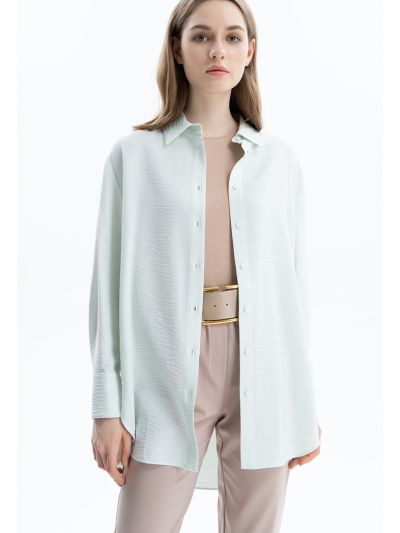Wide Linen Shirt -Sale