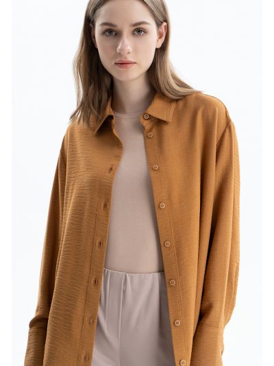 Wide Linen Shirt -Sale