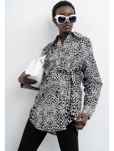 Shirt With Tie Details -Sale