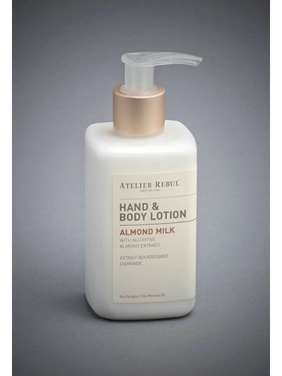 ATELIER REBUL ALMOND MILK HAND & BODY LOTION 250ML