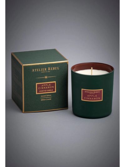 ATELIER REBUL APPLE & CINNAMON SCENTED CANDLE 210GR