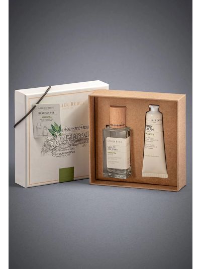 ATELIER REBUL GREEN TEA HAND S.O.S KIT EDC-50ML + HAND CREAM 30ML