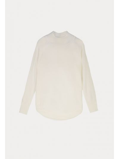Raglan Sleeve Knitted Solid Top