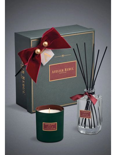 ATELIER REBUL APPLE & CINNAMON HOME FRAGRANCE SET