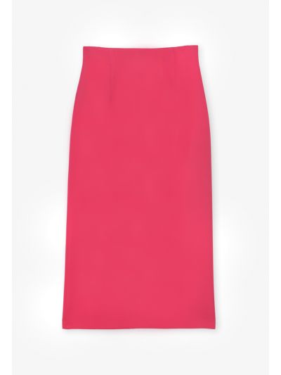 Straight Solid Maxi Skirt- Eid Style