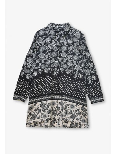 Allover Floral Printed Casual Shirt