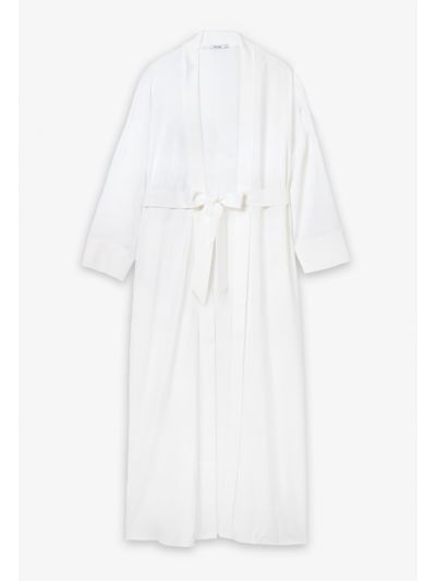 Solid Classic Maxi Abaya With Belt