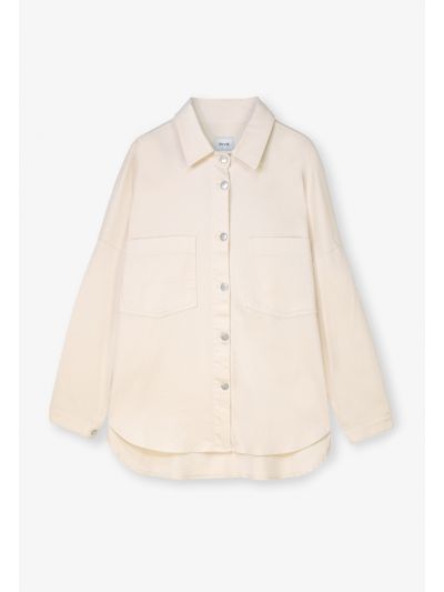 Oversized Drop Shoulder Denim Jacket