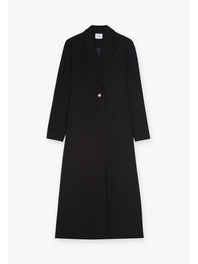 Single Breasted Notched Collar Jacket