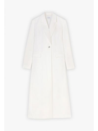 Single Breasted Notched Collar Jacket