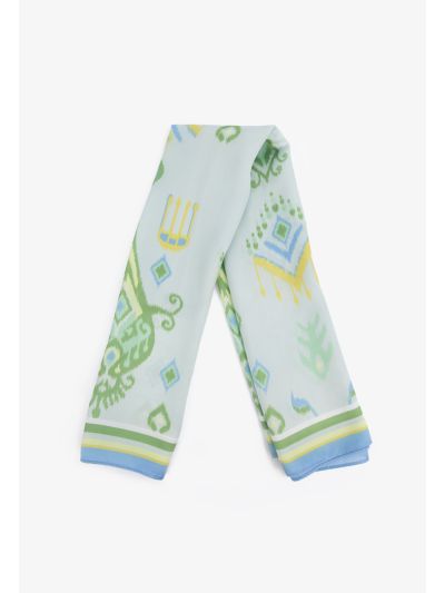 Exotic Vibrant Printed Scarf