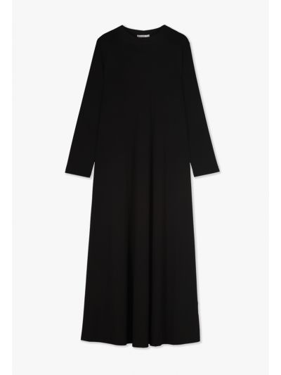 Solid Stretchy Maxi Dress