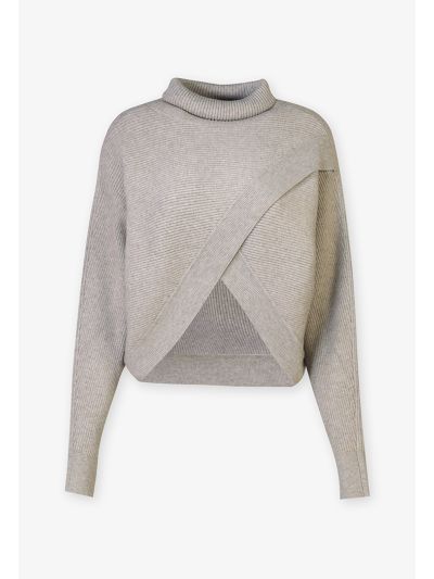 Knitted Crisscross hem Top