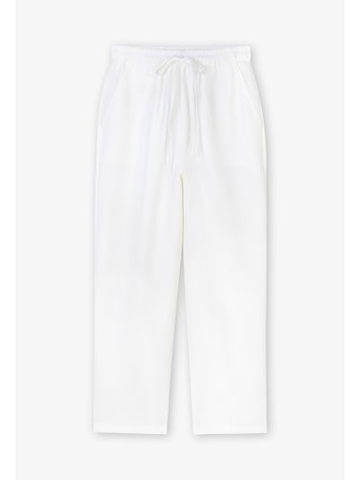 Peg Leg Elastic Waist Trouser