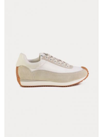 Colorblock Low Top Cut Casual Sneakers -Sale