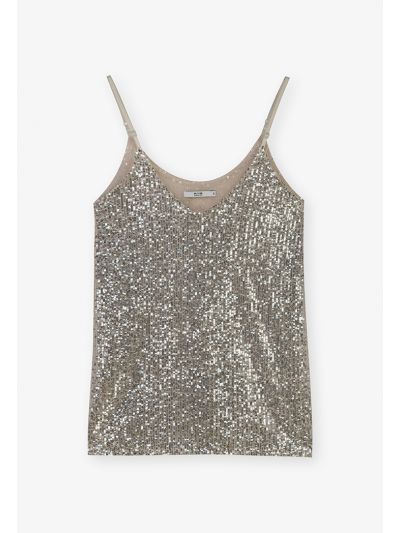 Sleeveless Sequin Top- Ramadan Style