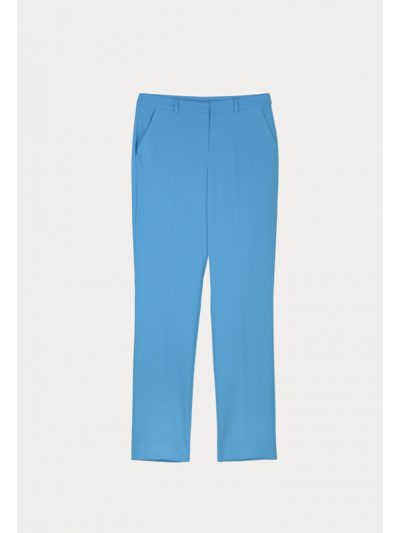Long Formal Solid Trouser With Pockets -Sale