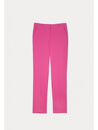Long Formal Solid Trouser With Pockets -Sale