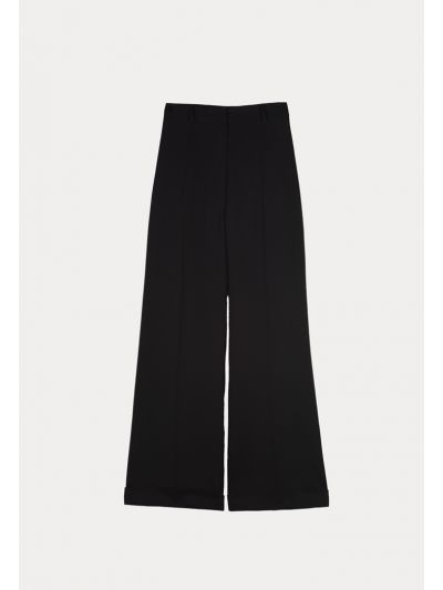 Folded Hem Wide Leg Culottes -Sale
