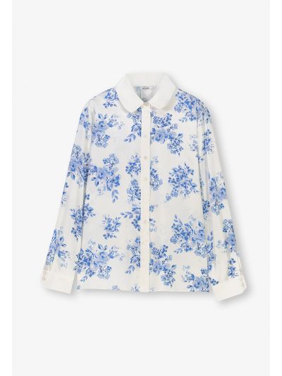 Printed Long Sleeves Shirt- Eid Style