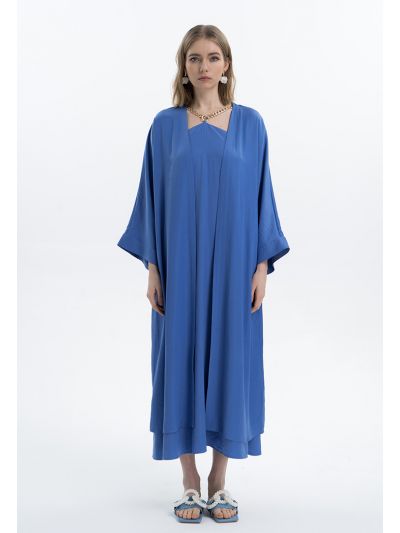 Open Solid Kimono Abaya -Sale