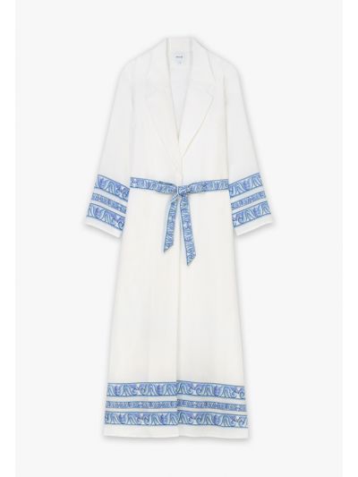 Printed Maxi Belted Abaya - Ramadan Style
