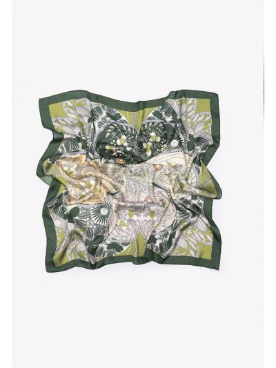 All Over Flower Prints Scarf