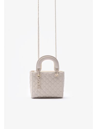 Solid PU Leather Hand Bag