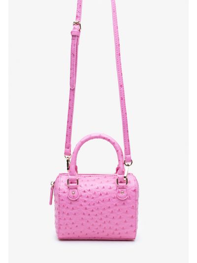 Textured PU Leather Hand Bag