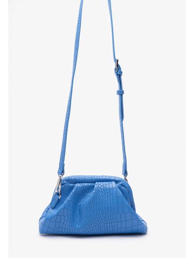 Solid Textured PU Shoulder Bag