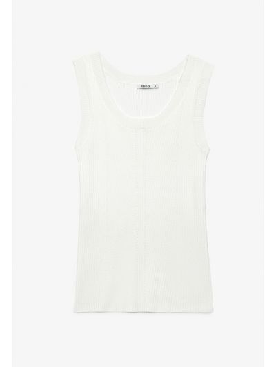 Basic Solid Ribbed Top