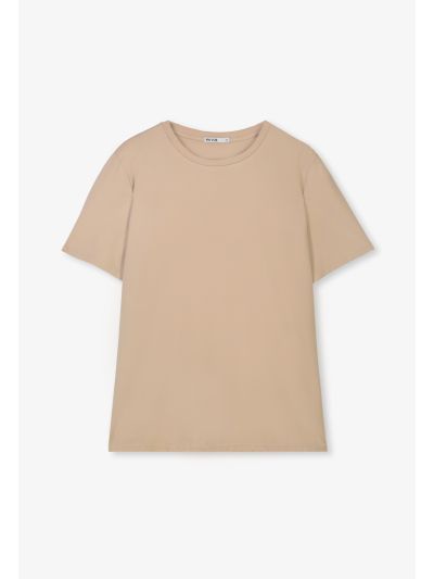 Solid Round Neck Top