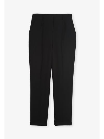 Peg Leg High Waist Trouser