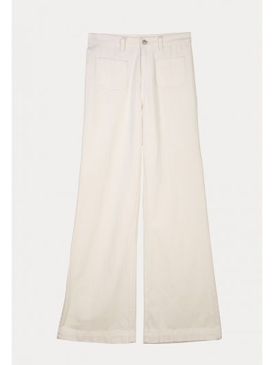 Bell Bottom Solid Trouser