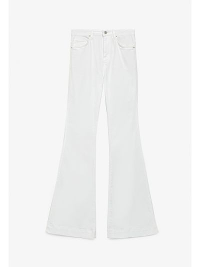 Solid Denim Trouser