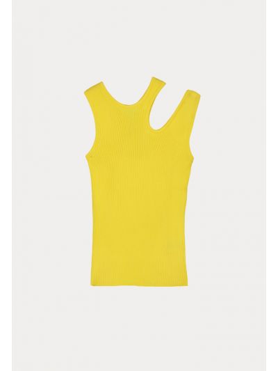 Ribbed Sleeveless Top