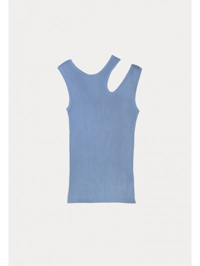 Ribbed Sleeveless Top