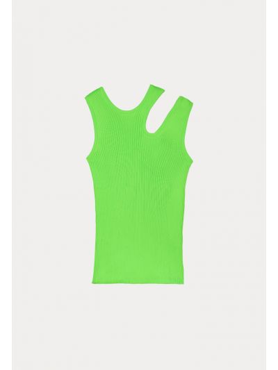 Ribbed Sleeveless Top
